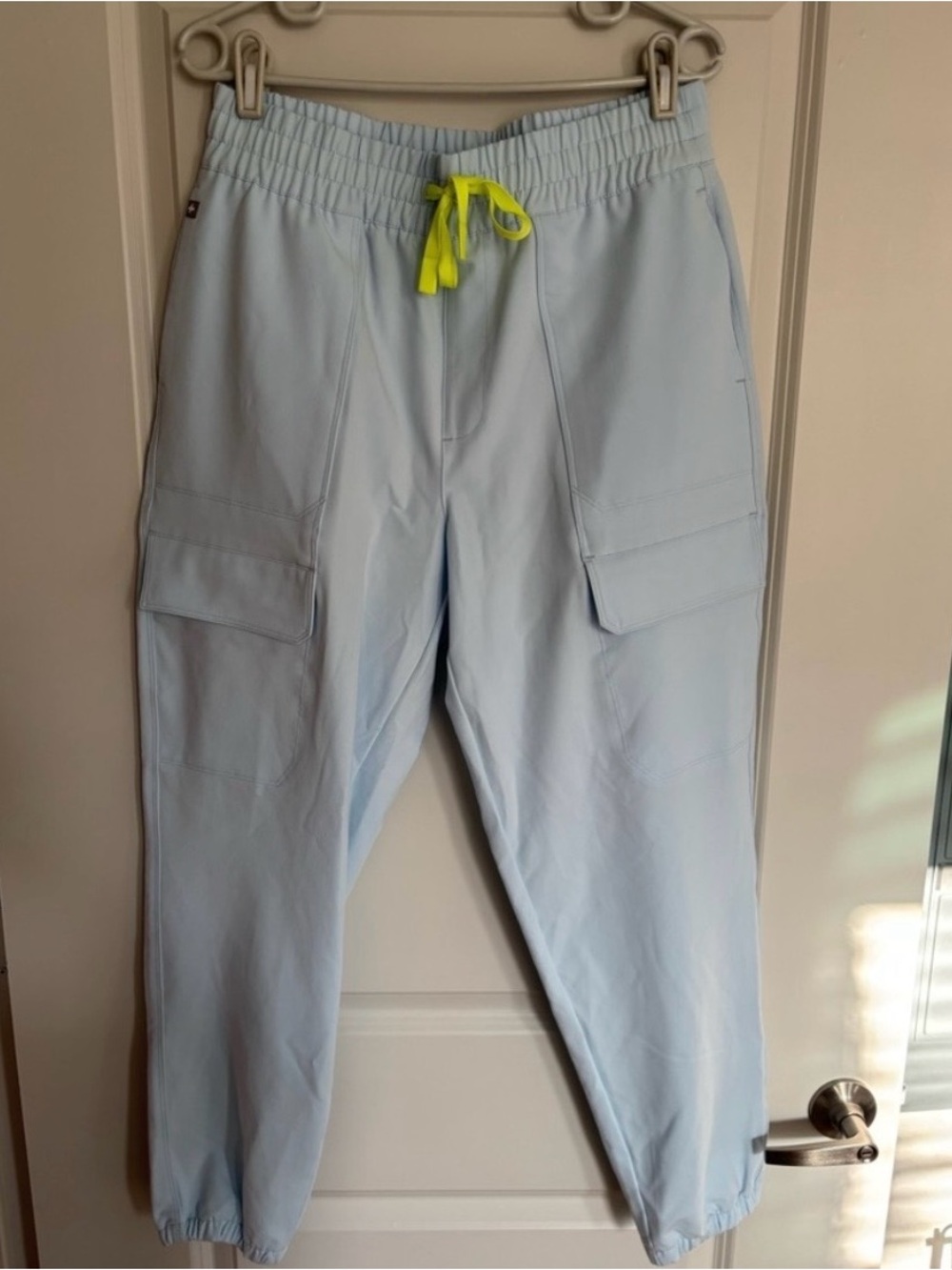 Cargo Sierra Jogger with Neon Yellow Drawstring